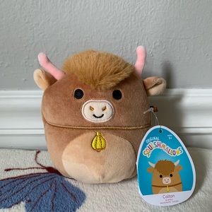 NWT Calton 4.5in Squishmallow Longhorn Cow